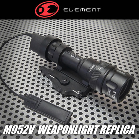 EX192-QD SureFire M952V Dual Output LED Weapon Flashlight Black